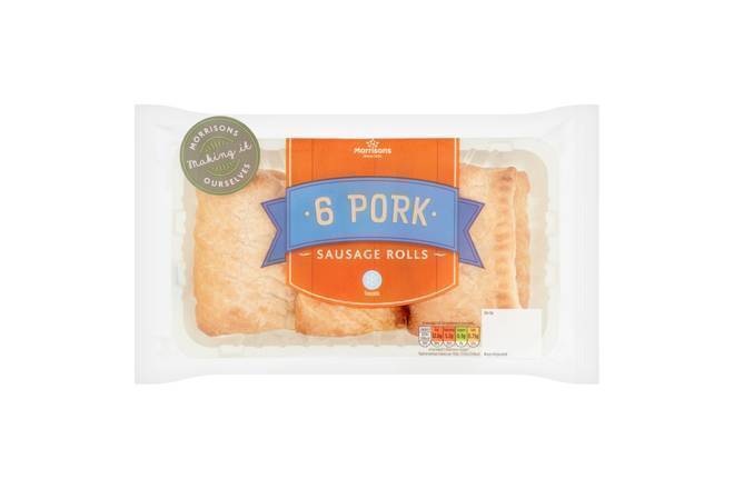 Morrisons Pork Sausage Roll 6pk