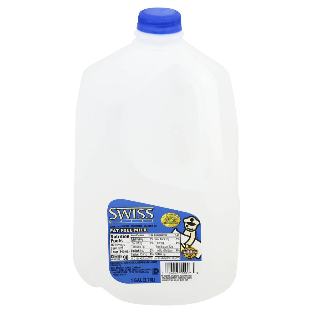 Swiss Dairy Fat Free Milk (1 gal)