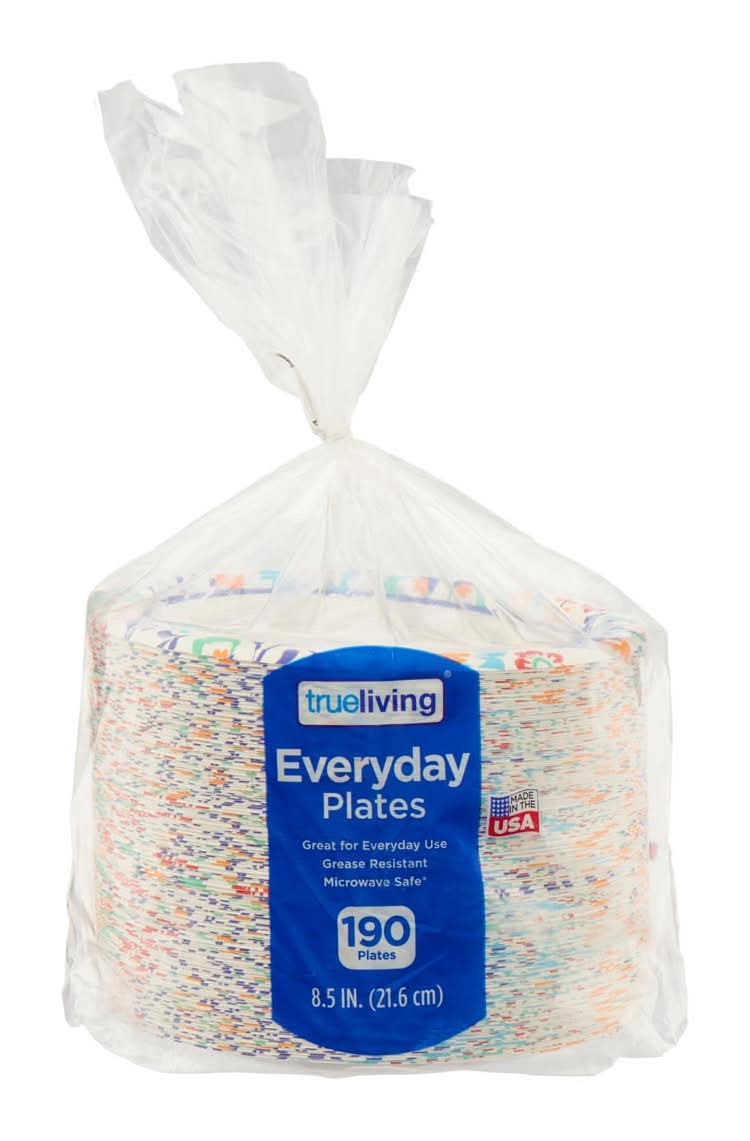 TrueLiving Everyday Plates, 8.5 in (190 ct)
