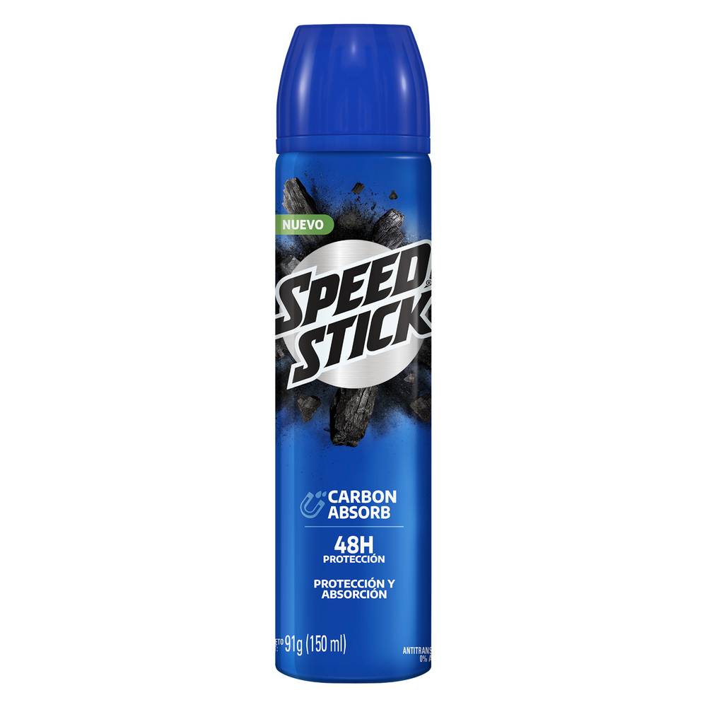 Speed Stick · Desodorante carbon absorb (91 g)