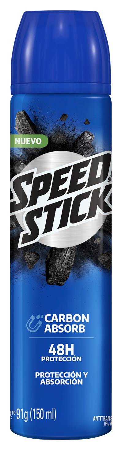 Speed Stick · Desodorante carbon absorb (91 g)