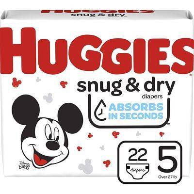HUGGIES Snug&Dry S5 Jumbo 22 S5