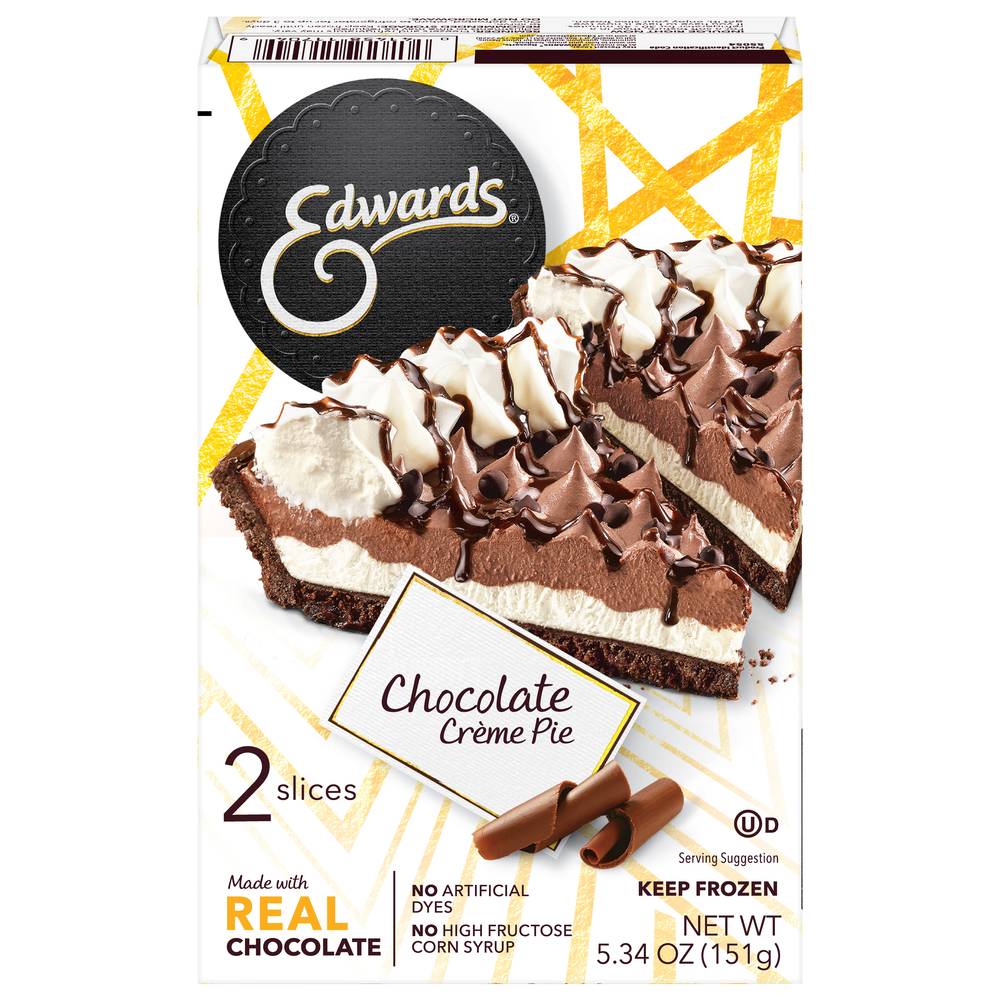 Edwards Chocolate Creme Pie (2 ct)