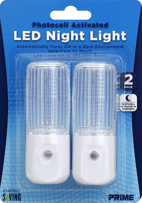 Prime Photocell Activated Led Night Lights (2 lights)