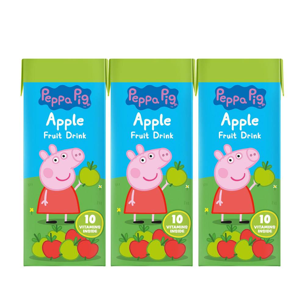 Peppa Pig Multi-Vitamin Juice Drink (3 pack, 200 ml) (apple )