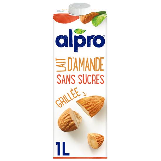 Alpro - Lait d'amande grillée sans sucre (1 L)