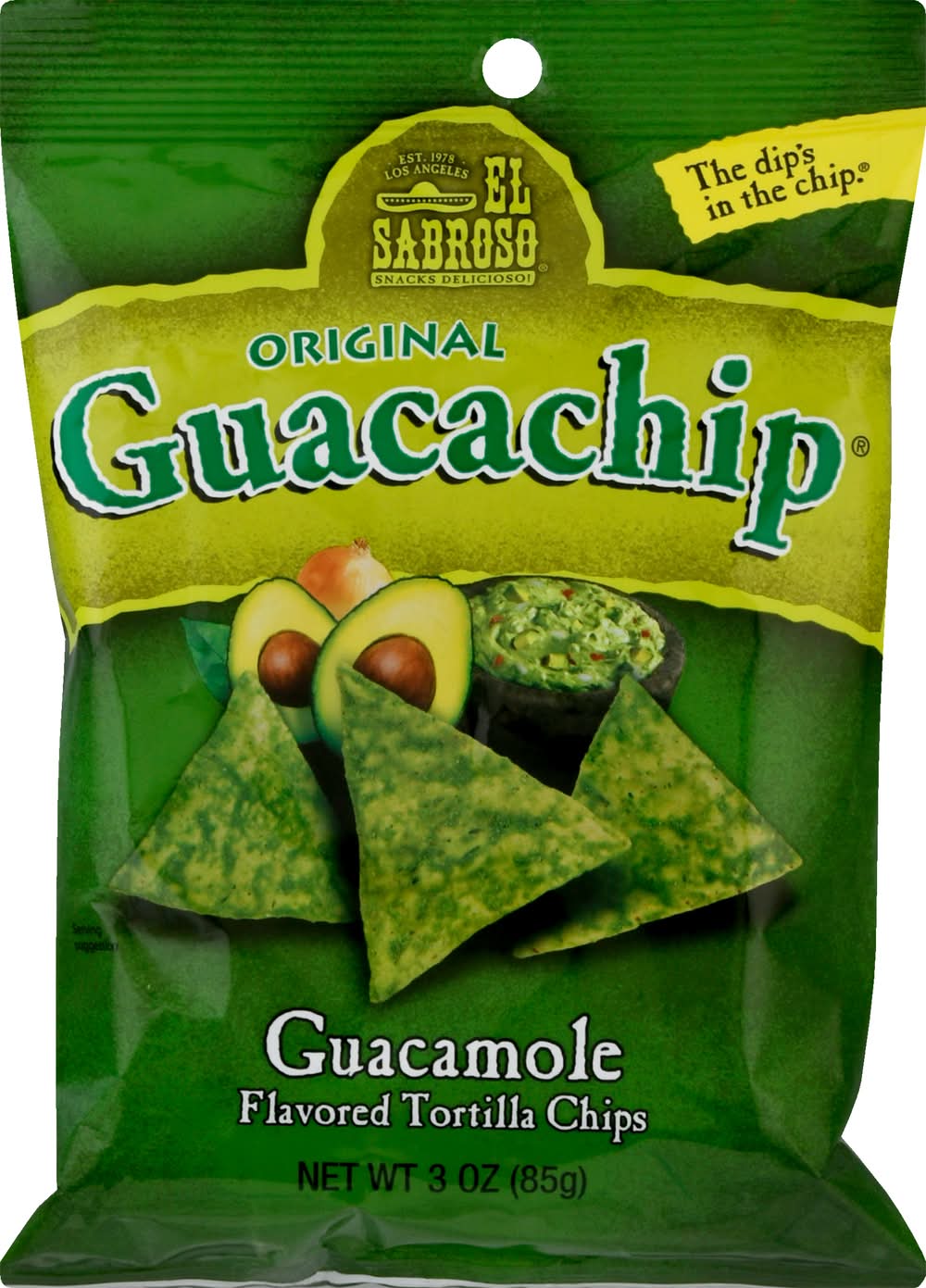 El Sabroso Original Guacachip Tortilla Chips (3 oz)