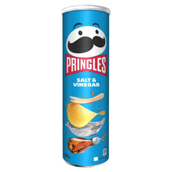 Pringles Salt-Vinegar, Sharing Crisps (185g)