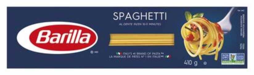 Barilla spaghetti (410 g) - spaghetti pasta (410 g)