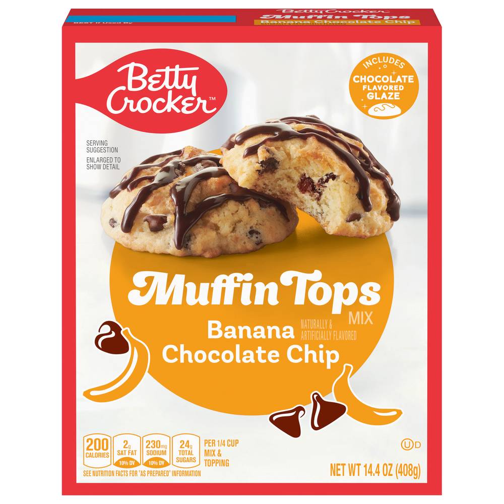 Betty Crocker Muffin Tops Mix, Banana-Chocolate Chip (14.4 oz)