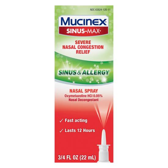 Mucinex Sinus- Max Sinus and Allergy Nasal Spray