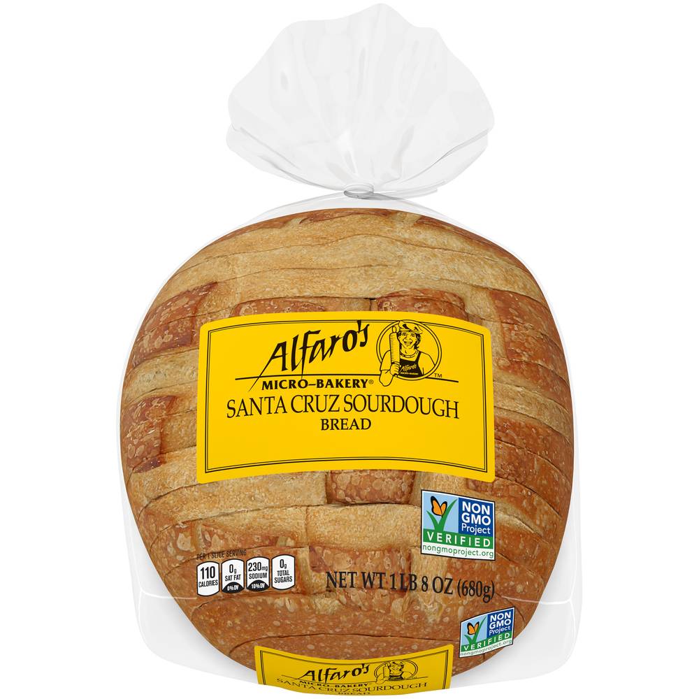 Alfaro's Santa Cruz Sourdough Round Sliced Bread