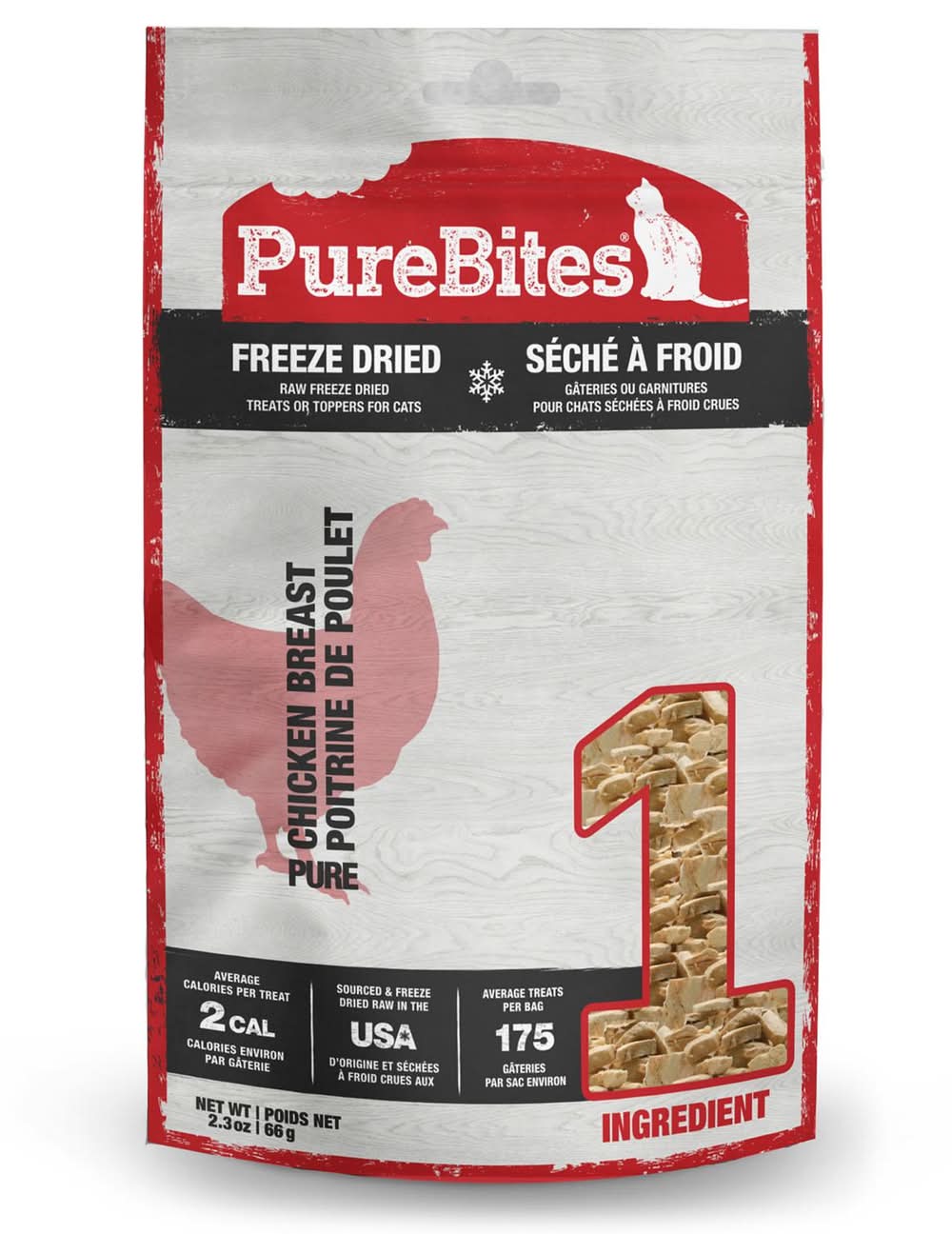 PureBites Chicken Breast Cat Treats, 2.3 oz