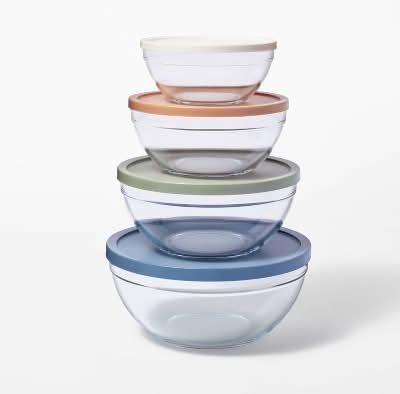 Figmint Mixing Bowls With Lids (8 ct)