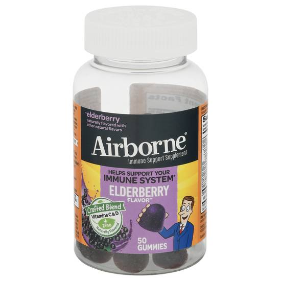 Airborne Elderberry Immune Support Gummies (50 ct)