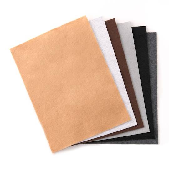 9" X 12" Neutral Felt Sheets By Creatology, 18Ct.