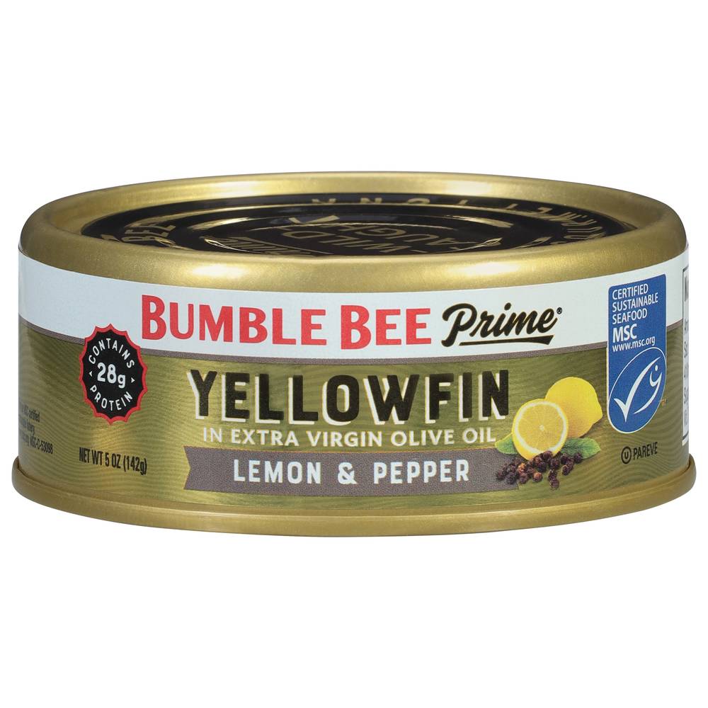 Bumble Bee Prime Yellowfin Lemon & Pepper Tuna in Extra Virgin Olive Oil (5 oz)