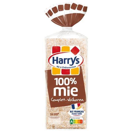 Harrys pain de mie complet sans croûte