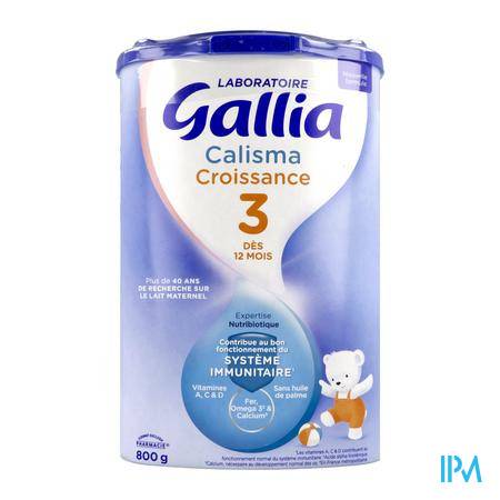 Gallia Calisma Croissance 800g Alimentation infantile - Bébé