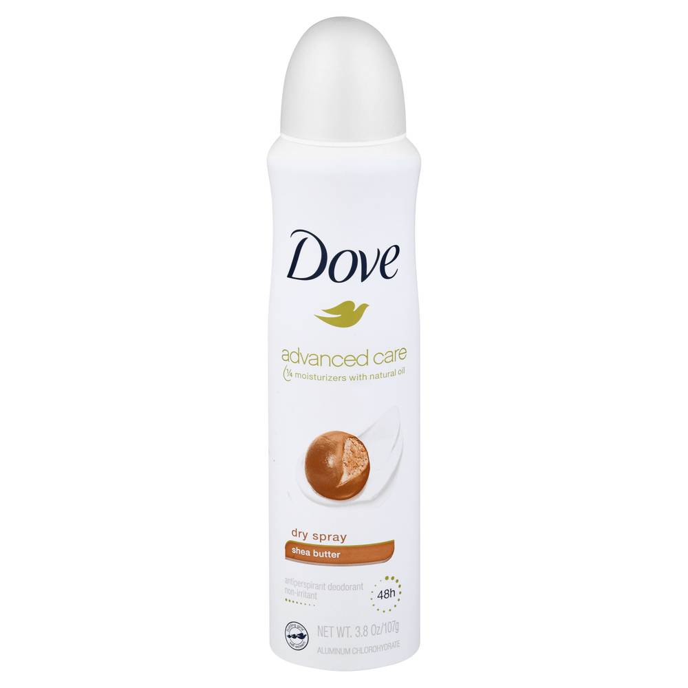 Dove Dry Spray Antiperspirant Deodorant (shea butter)