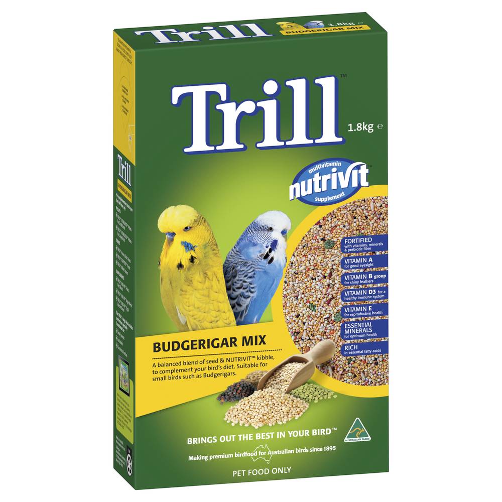 Trill Nutrivit Budgerigar Bird Mix