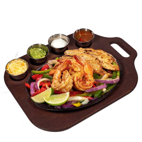 Fajitas - Poulet & Crevettes  / Fajitas - Chicken & Jumbo Shrimp