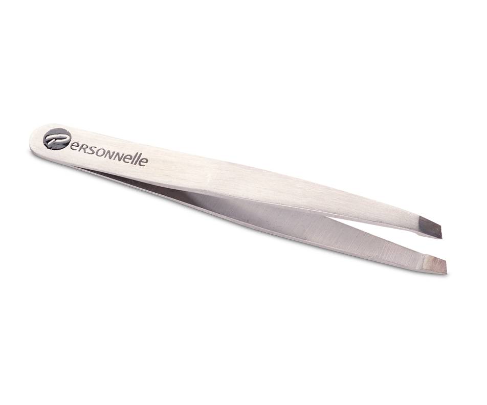 Personnelle cosmetics pince à épiler à pointe biseautée - tweezers diagonal tip