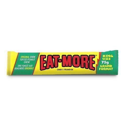 EAT-MORE Original Candy Chocolate Bar, Dark Toffee Peanut (75 g)