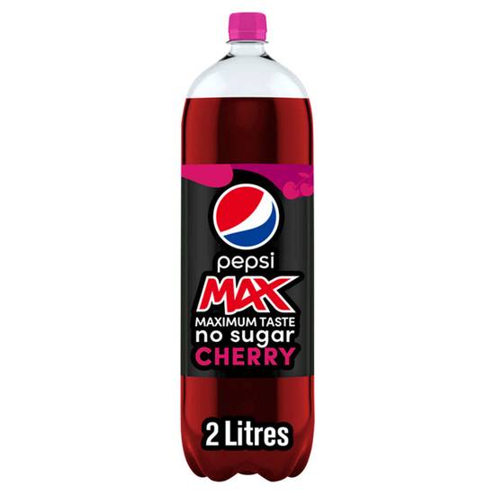 Pepsi Max Cherry No Sugar Cola Bottle 2L