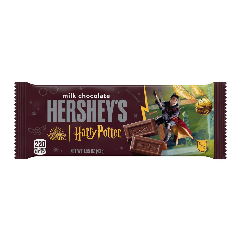 Hershey's Harry Potter Milk Chocolate Halloween Candy Bar (1.55 oz)