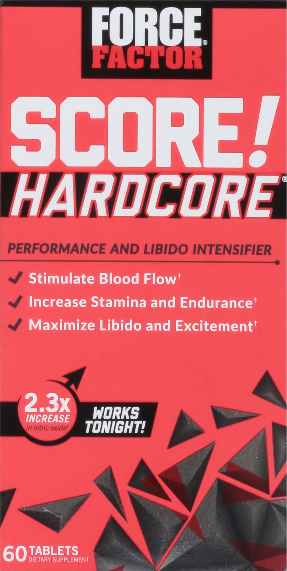 Force Factor Hardcore Works Tonight Performance & Libido Intensifier Tablets (60 ct)