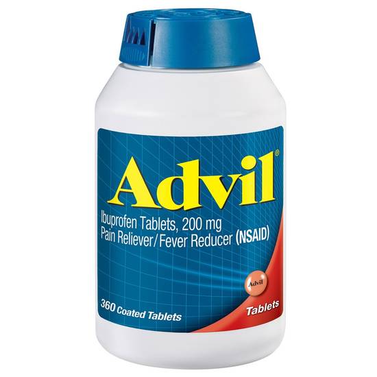 Advil Ibuprofen Pain Reliever & Fever Reducer 200 mg Tablets (360 ct)
