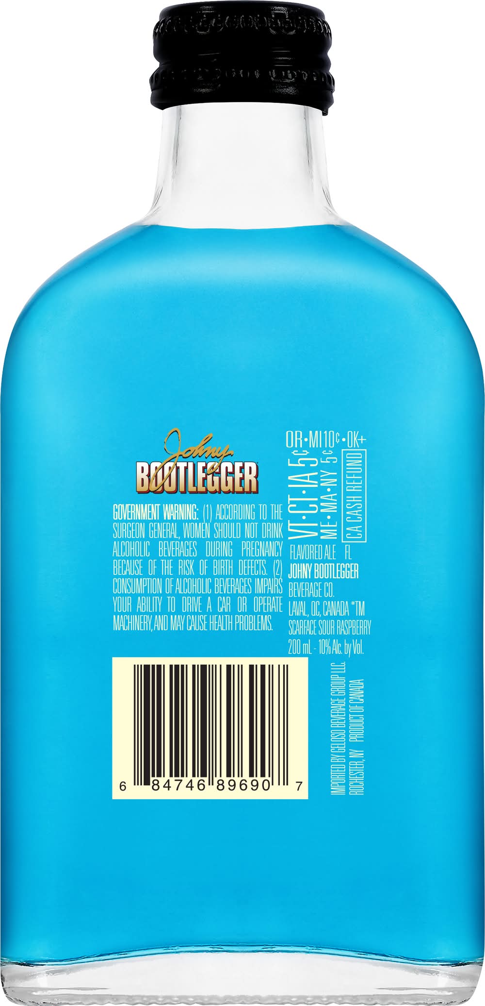 Bootlegger Sour Raspberry Johnny Bootlegger Scarface Sour Raspberry 10% (200 ml) – Refreshing ...