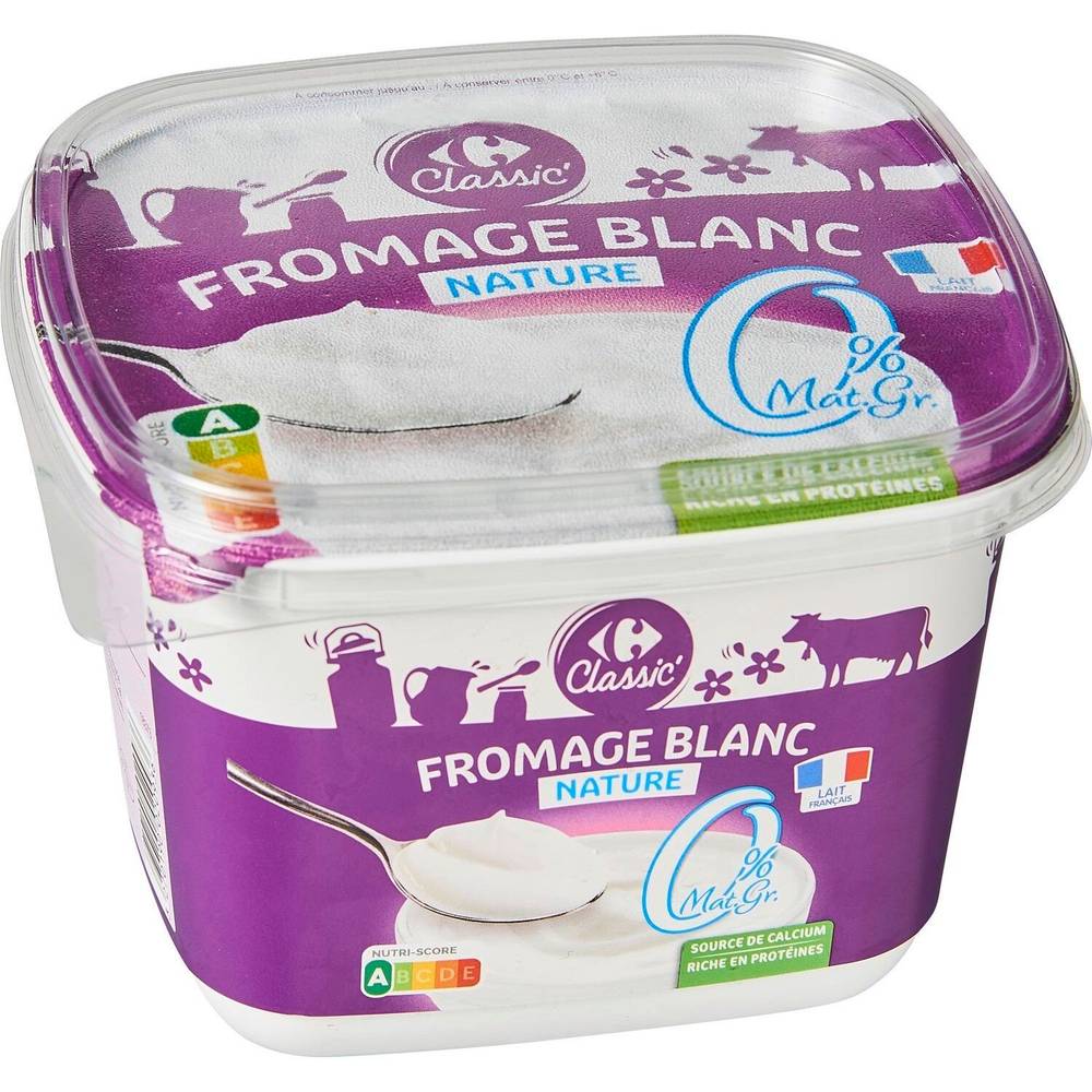 Carrefour Classic' - Fromage blanc nature