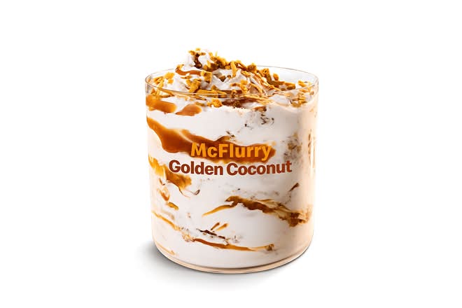 McFLURRY® GOLDEN COCONUT CARAMEL
