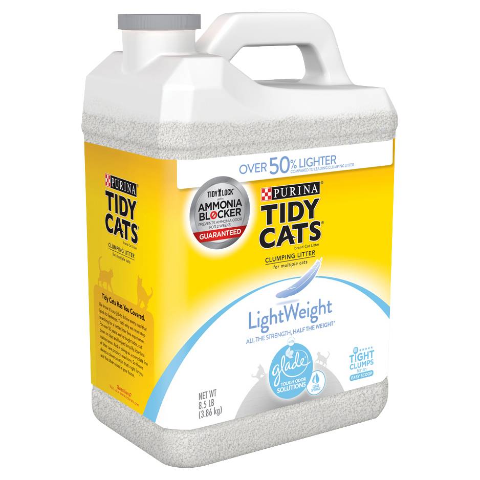 Purina Tidy Cats Light Weight Glade Clear Springs Multi Cat Clumping Litter (8.5 lbs)