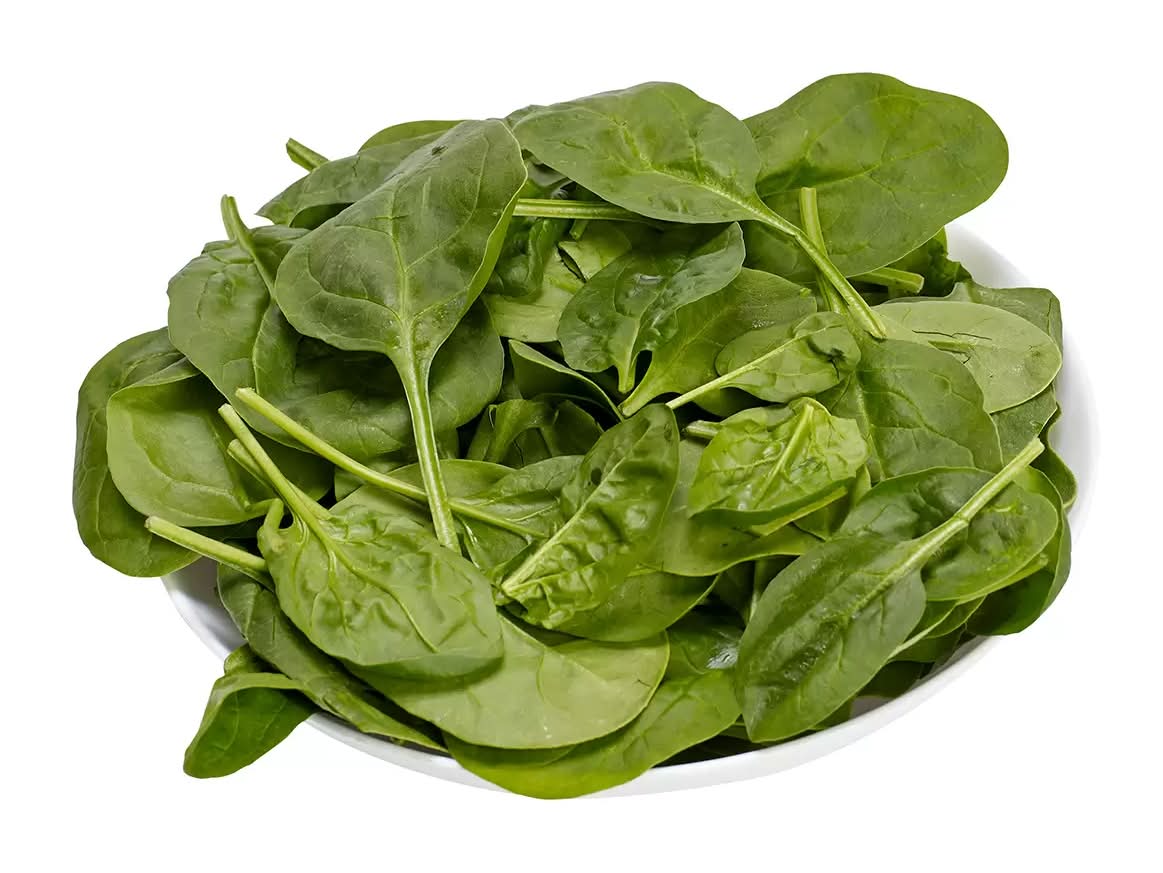 Hojas de espinaca baby orgánica (454 g)