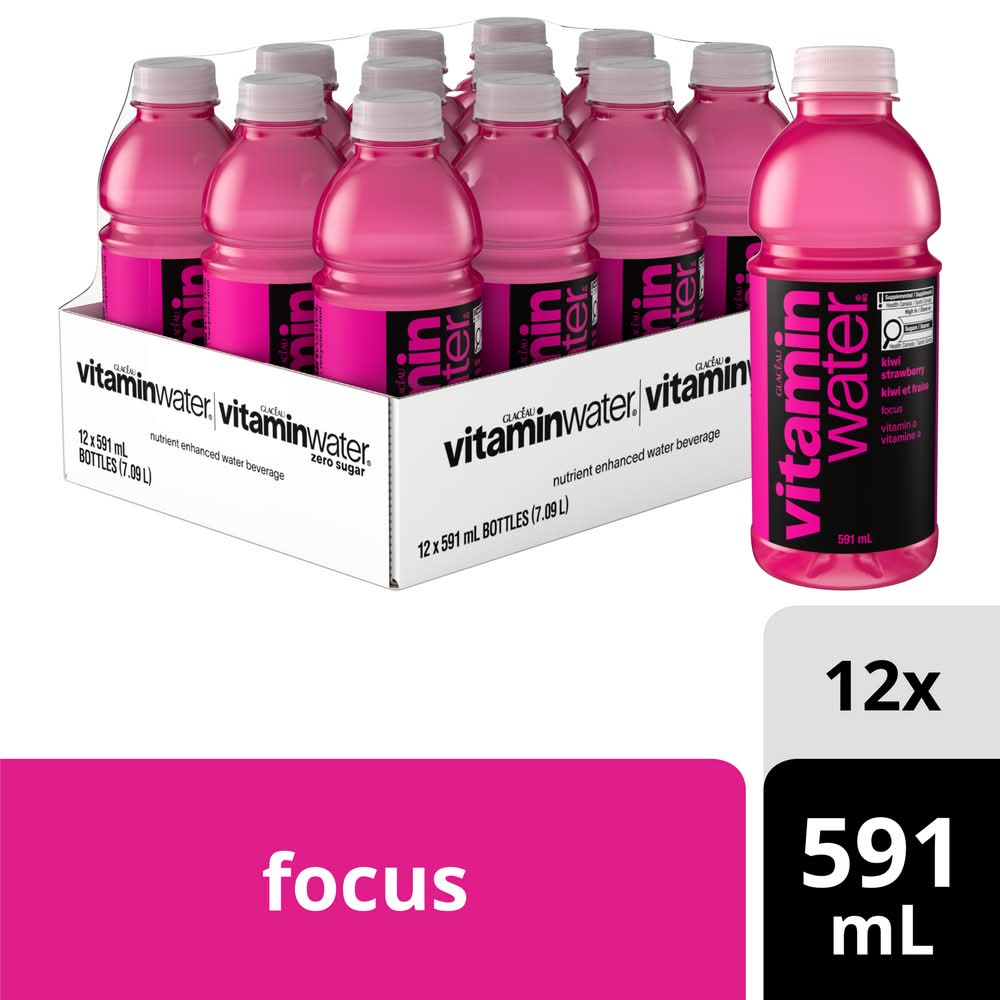 Vitaminwater Nutrient Enhanced Water, Kiwi Strawberry (591 ml)