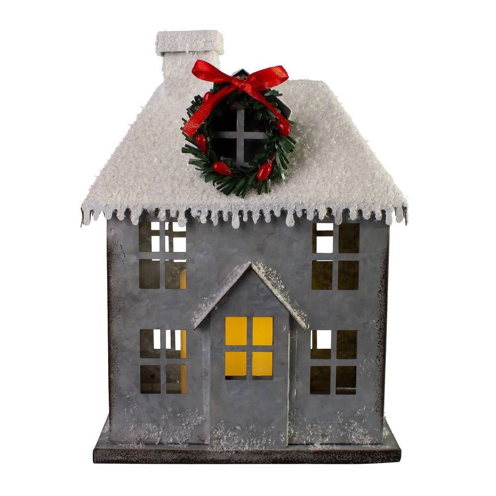 Holiday Living 8.5-in Lighted Decoration House Battery-operated Christmas Decor | B660922