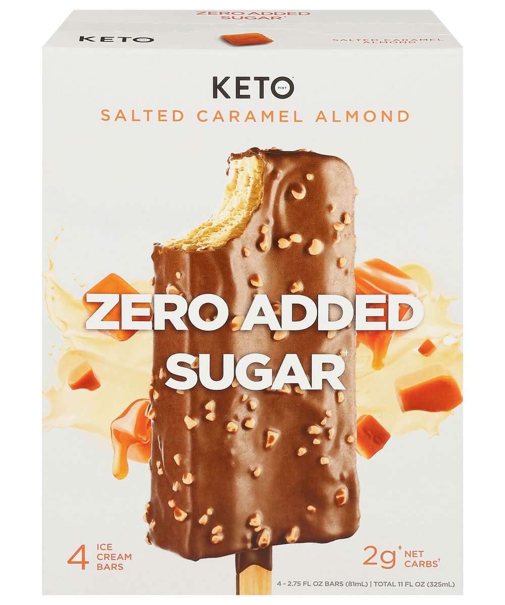 Keto Pint Sea Salt Caramel Crunch Ice Cream Bars (11 oz)