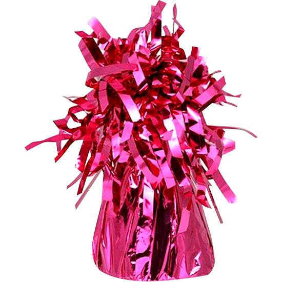 Bright Pink Striped Paper Straws 9.5in 50ct