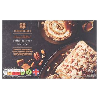 Co-op Irresistible Toffee & Pecan Roulade (421.84g)