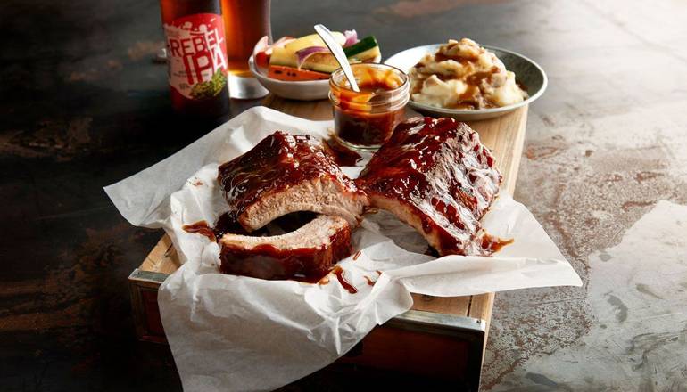 BBQ Baby Back Pork Ribs - Full Rack