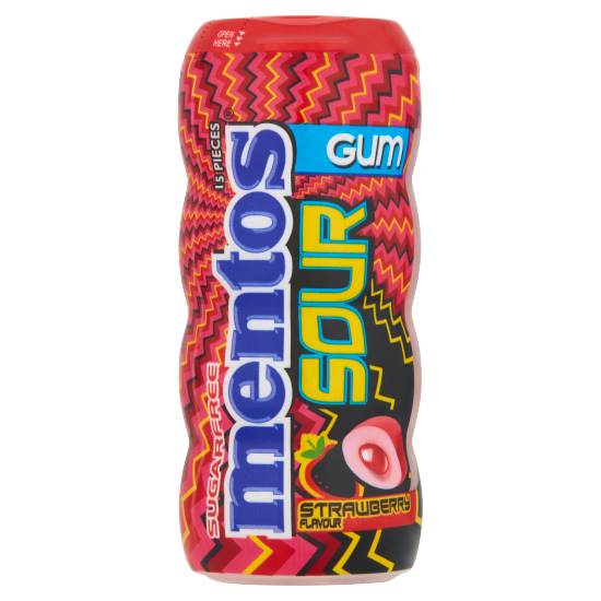Mentos Strawberry, Sour Gum (30g)