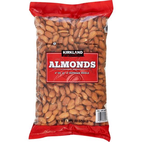 Kirkland Signature Whole Almonds (3 lbs)
