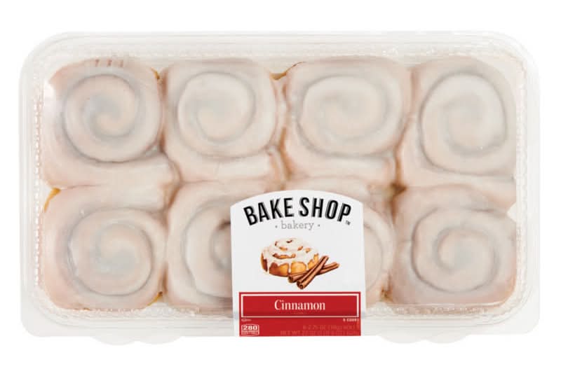 Bake Shop Sweet Rolls, Cinnamon (8 x 2.75 oz)