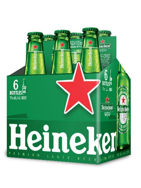 Heineken Premium Lager Beer (330 ml)