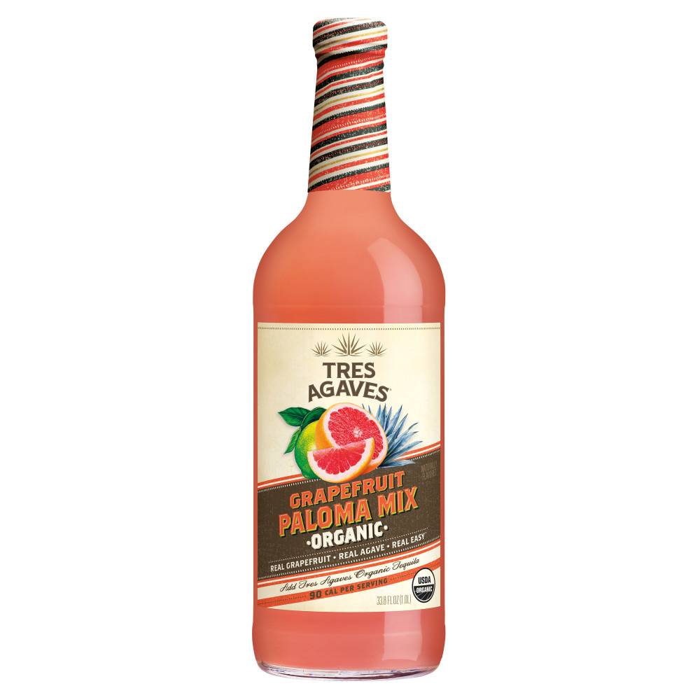 Tres Agaves Paloma Margarita Mix, Grapefruit (1 L)