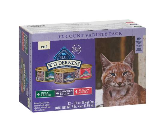 Blue Buffalo · Wilderness Cat Variety Pack (12 x 3 oz)