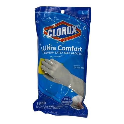 Clorox Ultra Comfort Gloves, Large